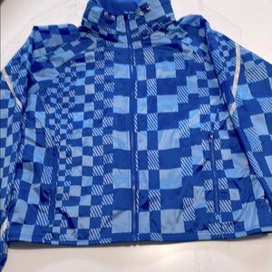 Sweaty Betty Has pack away jacket with hidden zipper hood Size XL